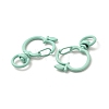 Spray Painted Alloy Swivel Lobster Claw Clasps X-FIND-A027-04-3