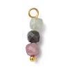 Natural Colorful Tourmaline Pendants PALLOY-JF04795-3