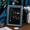 1Pc Photo Frame Plastic Earring Display Stands with Foam Liner and Needles EDIS-WA0001-01-5