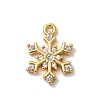 Brass Micro Pave Cubic Zirconia Pendants KK-P340-50G-1