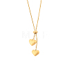 304 Stainless Steel Lariat Necklaces STAS-OY018-29G-1