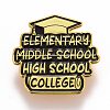 Word Elementary Middle School High School College Enamel Pin JEWB-M023-19-1