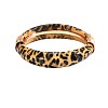 Leopard Print Alloy Resin Bangles for Women WG83C9A-05-2