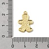 Christmas Brass Enamel Pendants KK-L258-05G-B02-3