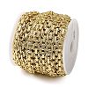Brass Twisted Ring Link Chains CHC-NH0001-01G-2