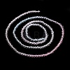 Transparent Gradient Color Glass Beads Strands GLAA-G101-2mm-06-4