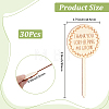 Wood Plant Labels DIY-GF0014-39B-2