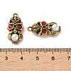 304 Stainless Steel & ABS Plastic Pearl Pendants PL-L002-04AG-01-3