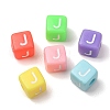 Opaque Acrylic European Beads AC-CBA7A73-01J-1