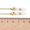 304 Stainless Steel Curb Chain for Eyeglasses AJEW-EH00411-01-4