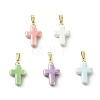Handmade Porcelain Pendants PALLOY-JF05616-02-1