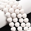 Natural Mashan Jade Round Beads Strands G-D263-12mm-XS01-1
