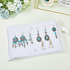 Portable PU Leather Earring Display Book EDIS-CL0001-02A-3