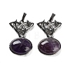 Natural Amethyst Pendants G-F777-02AS-08-1