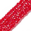 Electroplate Glass Bead Strands LS-EGLA-R015-4mm-20-1