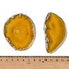 Natural Druzy Agate Slice Cabochons G-F826-E05-3