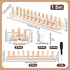 Wood Chunky Knitting Loom for Blanket Making AJEW-WH0880-31A-3