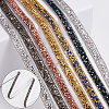 5 Yards Self Adhesive Resin Rhinestone Tape DIY-SP0002-49B-6