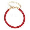 4.5MM Round Nylon Milan Cord Bracelet Making BJEW-I245-01G-34-1