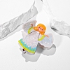 Gril Angel Cellulose Acetate(Resin) Claw Hair Clips PW-WG45C5F-03-1