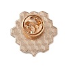 Busy Bees with Honeycomb Enamel Pins JEWB-B029-02B-2