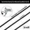 5M Round Braided Cowhide Letter Cord WL-GF0001-34A-03-2