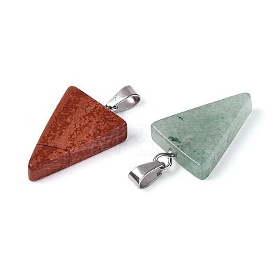 Natural & Synthetic Mixed Stone Pendants G-Q601-02P-1