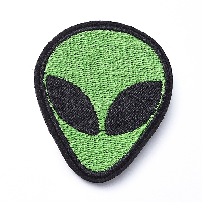 Computerized Embroidery Cloth Iron on/Sew on Patches DIY-E025-F02-1