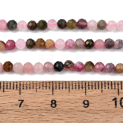 Natural Multicolor Tourmaline Beads Strands X-G-R362-11-1