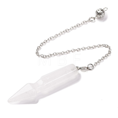 Natural Quartz Crystal Pointed Dowsing Pendulums G-Q184-04E-P-1