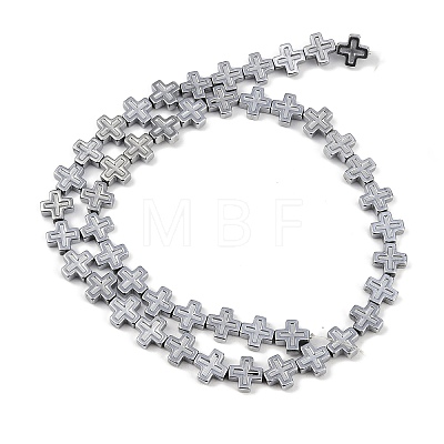 Electroplated Synthetic Non-magnetic Hematite Beads Strands G-K375-D02-02-1