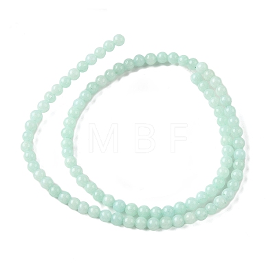 Natural Malaysia Jade Beads Strands G-A146-4mm-B06-01-1