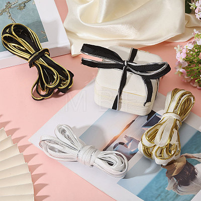 20 Yards 4 Colors Polyester with Matallic Lip Cord Trim OCOR-GL0001-45-1