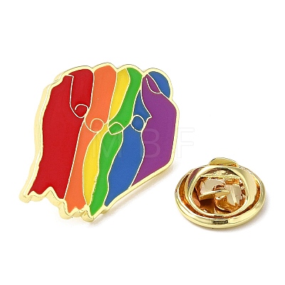 Pride Rainbow Enamel Pins JEWB-Z011-01F-G-1