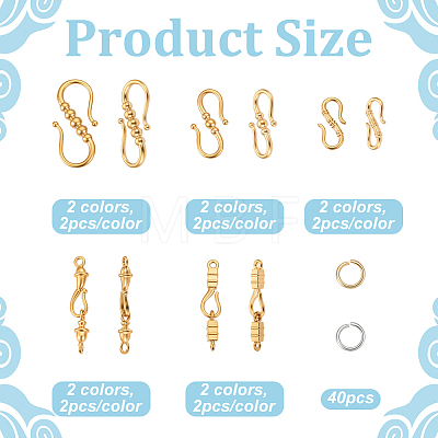 Stainless Steel S-Hook Clasps STAS-PH0007-30-1