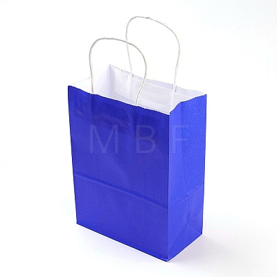 Pure Color Kraft Paper Bags LS-AJEW-G020-D-04-1