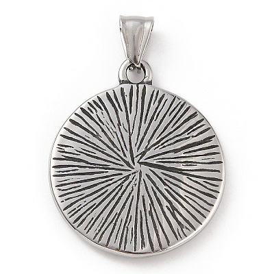 304 Stainless Steel Pendants STAS-A083-03AS-1