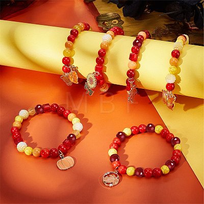 Thanksgiving Day Bracelet Making Kit DIY-SC0021-86-1
