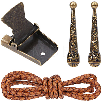 DIY Flower Bolo Tie Making Kit DIY-GF0014-25B-1