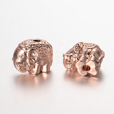 Elephant Alloy Beads PALLOY-L161-03-1