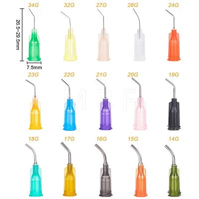 Plastic Fluid Precision Blunt Needle Dispense Tips TOOL-BC0008-63-1