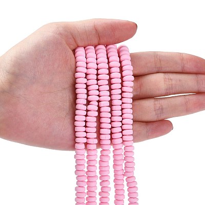 Handmade Polymer Clay Beads Strands CLAY-N008-008F-1