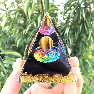 Orgonite Pyramid Resin Energy Generators PW-WG41546-01-1