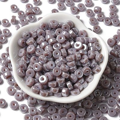 Opaque Colours Luster Glass Seed Beads SEED-E001-P3x6mm-A01-1