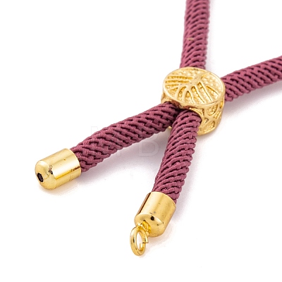 Nylon Cords Bracelet Makings Fit for Connector Charms AJEW-P116-01G-24-1