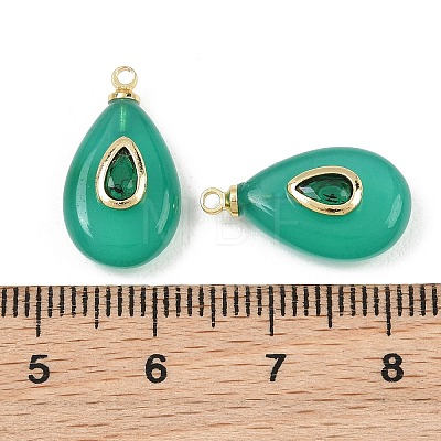 Dyed Natural White Jade Pendants GG-CBA4154-03G-01-1