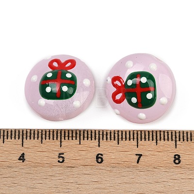 Christmas Handmade Lampwork Enamel Beads LAMP-C020-03C-1