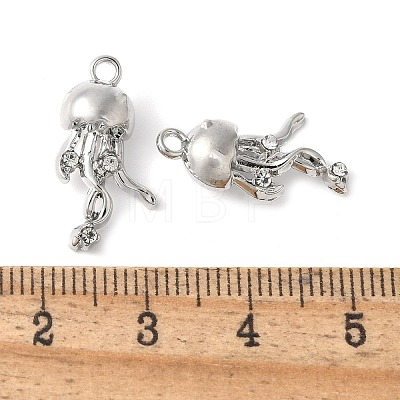 Alloy Crystal Rhinestone Pendants PALLOY-E775-14P-1