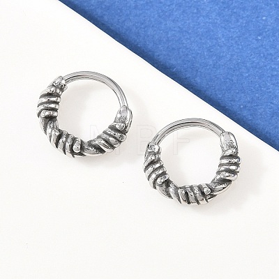 316 Stainless Steel Cartilage Earrings AJEW-C044-16C-AS-1