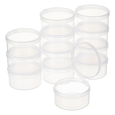 40Pcs Transparent Plastic Bead Containers CON-BC0002-28-1